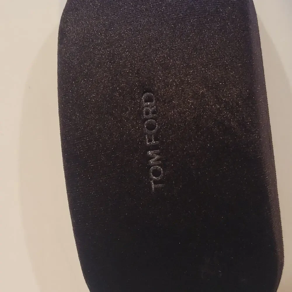Tom Ford Black Velour Sunglasses Case Hard Clamshell